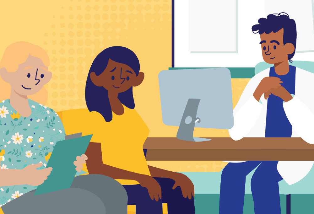 An image of a consultation.